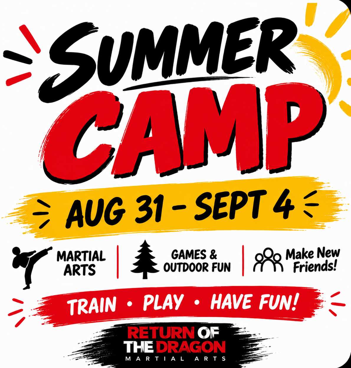 Sign up for Return of the Dragon Kids Summer Camp